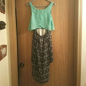 Rue21 Dresses - Rue 21 Mint High-Low print dress Rue21 Dresses - Rue 21 Mint High-Low print dress